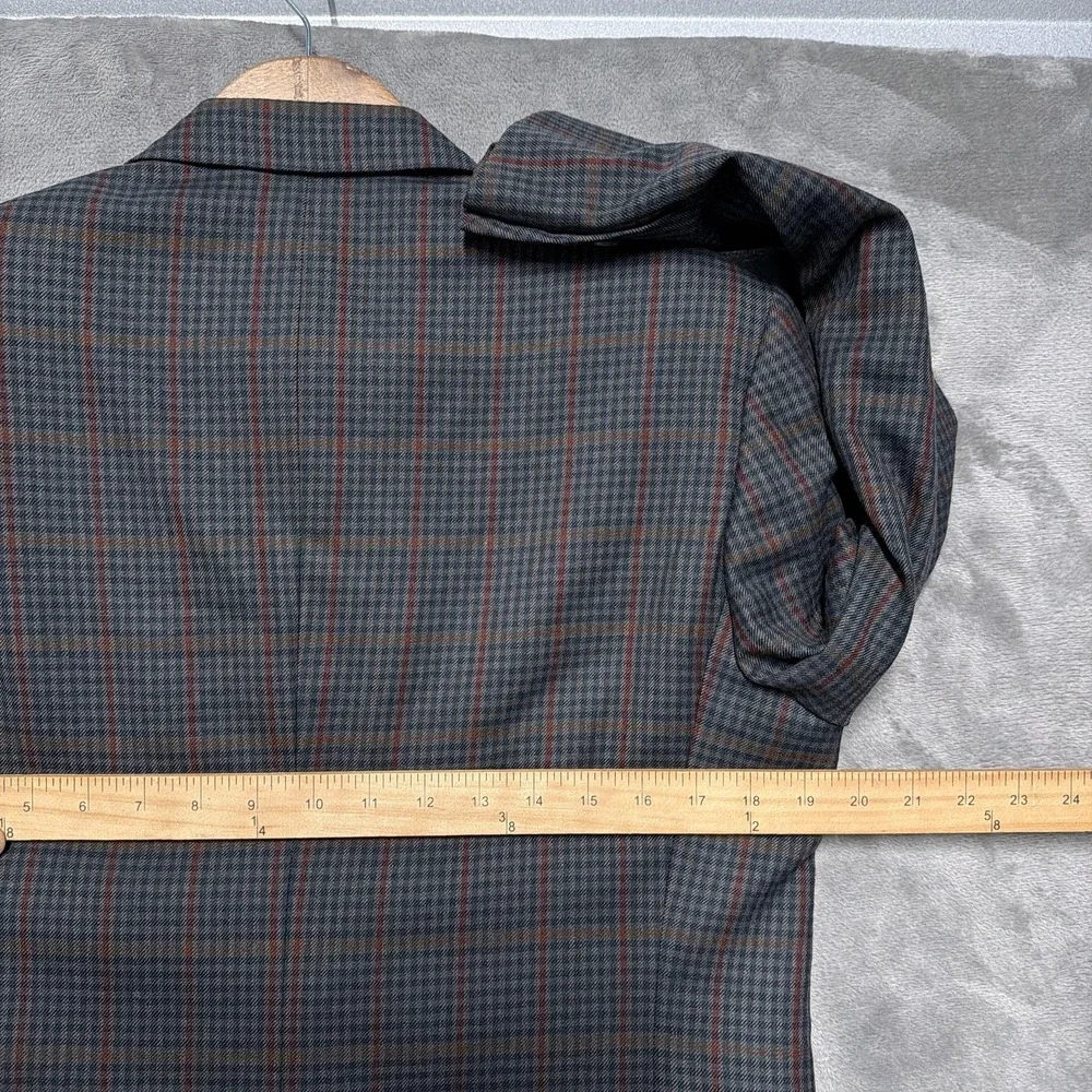 Gieves & Hawkes Sport Coat‎ Mens 38 Plaid Wool Blazer Jacket Saville Row